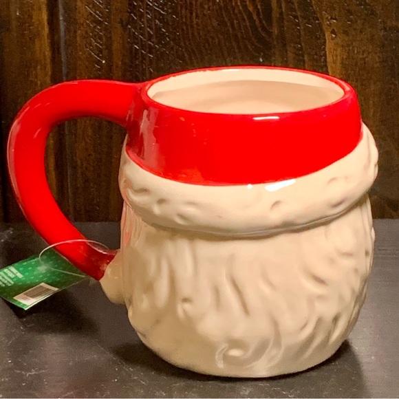 Blinking Santa Claus 26oz Ceramic Christmas Mug - Picture 7 of 10